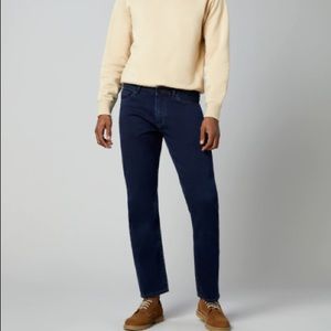 Mens dl1961 dark indigo relaxed straight jeans